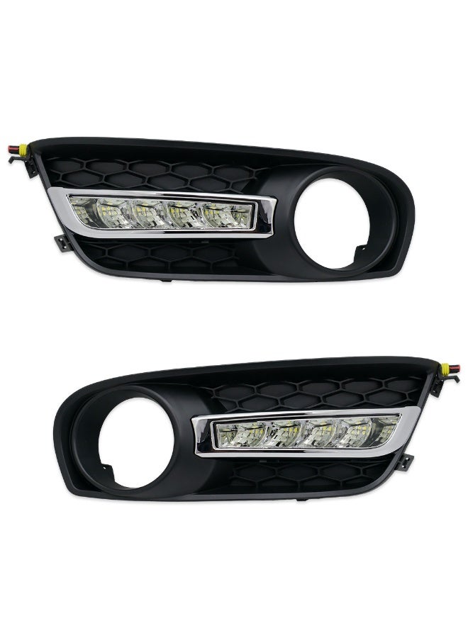 DLAA Pack of 2 Front NS520L LED Fog Lamp Cover Only with Wires Suitable for Tiida 2011 | 1 Year International Warranty - Image 2